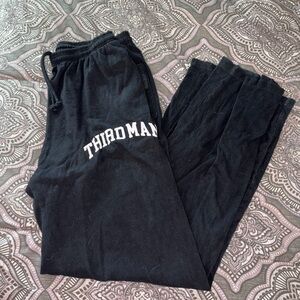 Black Men's Joggers with Logo
